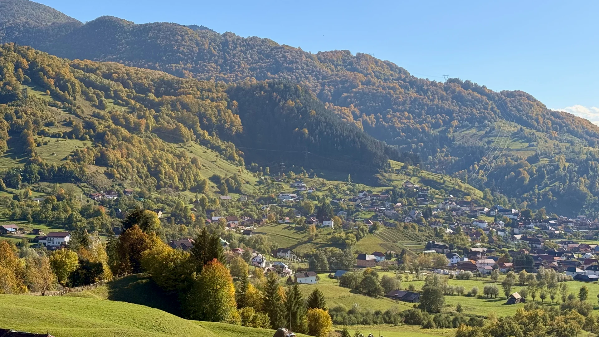 Spring landscape around Origini de Rucar